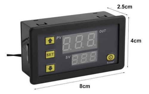 Termostato Digital Programable W3230 / -55 A 120°c