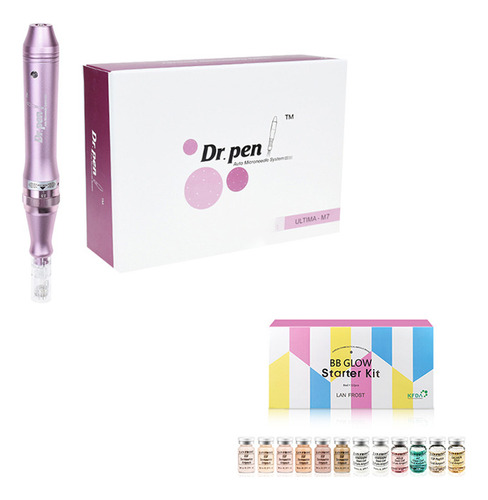 Pluma De Microagujas Dermapen M7-w Y Bb Glow Starter Kit