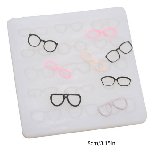 Mold For Pottery Clay Doll Face Eyeglass Frame Decoration Ey