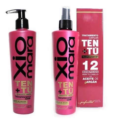 Xiomara Kit Ten + Tú 12 Beneficios: Shampoo + Tratamiento