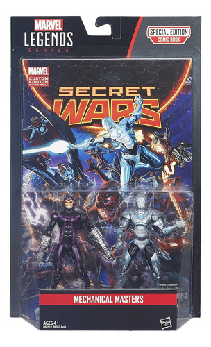 Marvel Secret Wars Figuras Mechanical Masters Caja Dañada