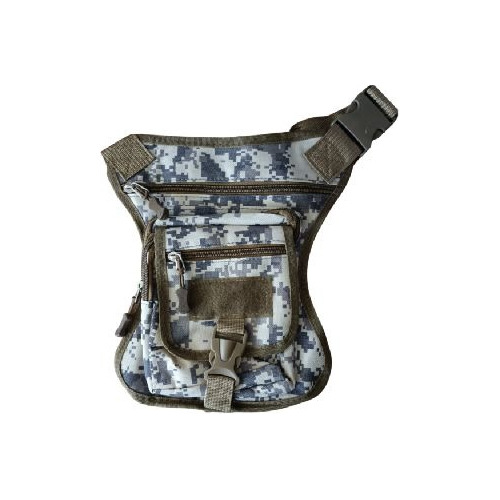 Riñonera Tipo Morral Camuflada Táctica Pixel