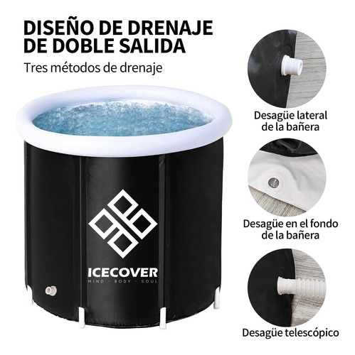 Icecover Tina Para Baño En Hielo Y Recuperación Muscular