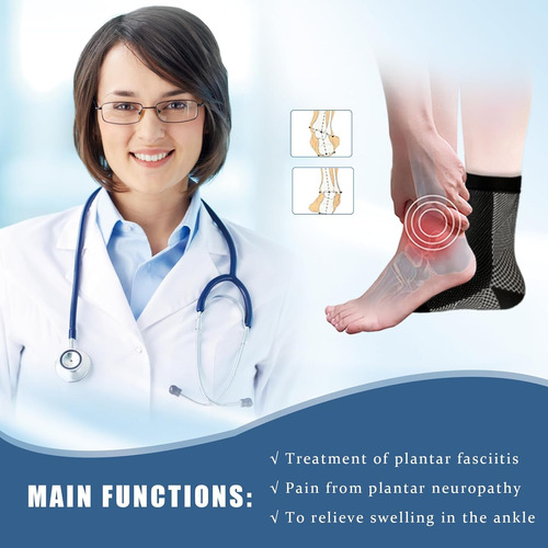 Dskiley Calcetines De Neuropatía, Calcetines De Compresión P