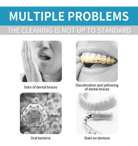 Limpiador De Dentaduras F Utilizado Para Limpiar Dentaduras