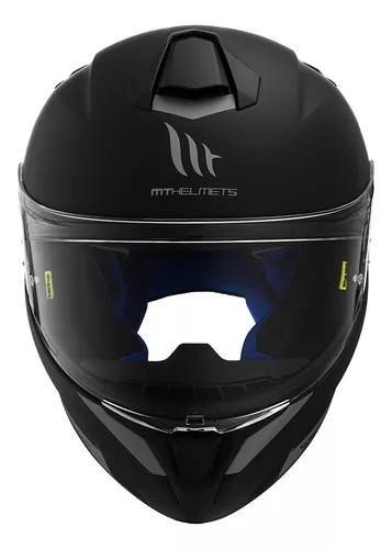 Casco Integral Moto MT Helmet Targo Negro Mate