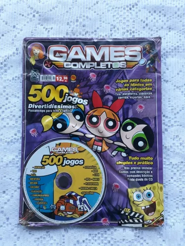 Cd De Jogos Ultimate Games + De 500 Jogos Que Rodam Direto