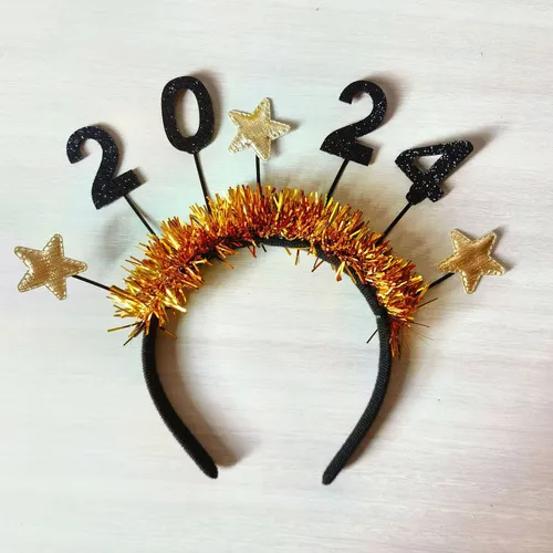 Disfraz (gd), Diadema Navideña, Foto De Fiesta De Año Nuevo