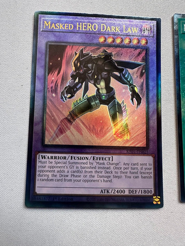 Masked Hero Dark Law Ultimate Yugioh