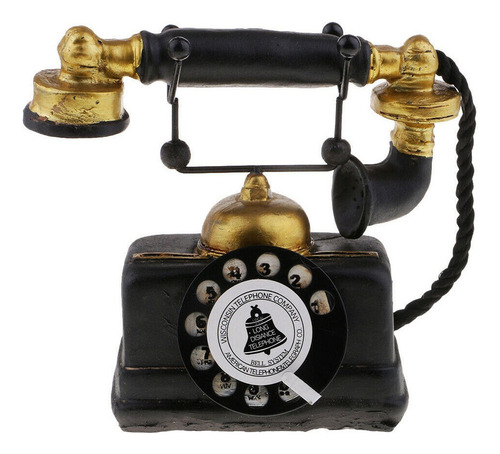 Teléfono Antiguo Vintage Negro, Accesorios Para El Hogar