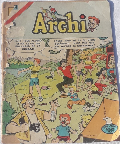 Historieta Archie * Serie Aguila * Nº 635 Español Novaro (Usado)
