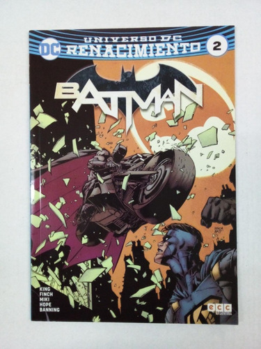 Batman Renacimiento #2 - King Finch - Dc Comics 2017 - U
