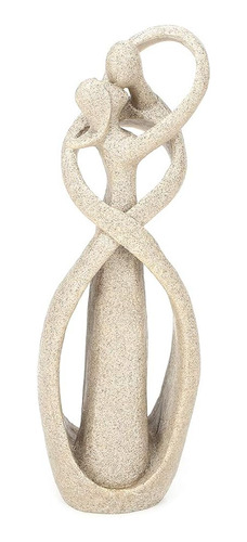 Amante De La Piedra Arenisca Figura Abrazo Beso Estilo Ar