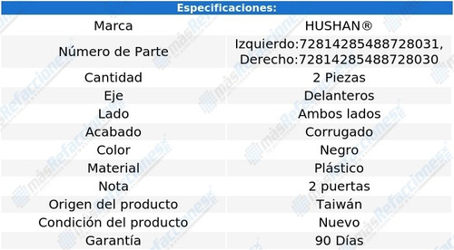 Par Manijas Reclinar Asientos Del Focus 07 Al 11 Hushan