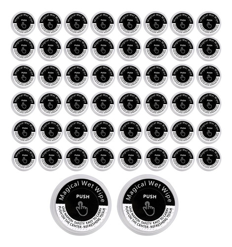 Toalla Comprimida Tejidos Ligeros De Monedas Para 50 Granos
