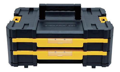 Imagen 3 de 3 de Caja de herramientas DeWalt DWST17804 de plástico 31cm x 41.2cm x 16.1cm negro y amarillo