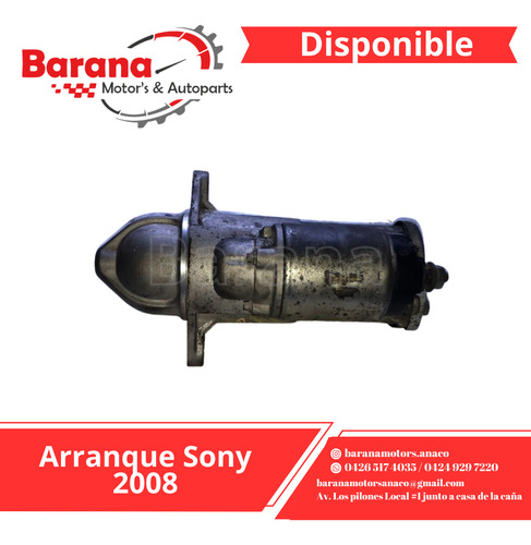 Arranque Sony 2008