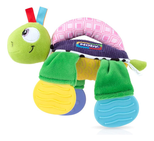 Nuby Nuby Floppers Plush Teether - Tortuga