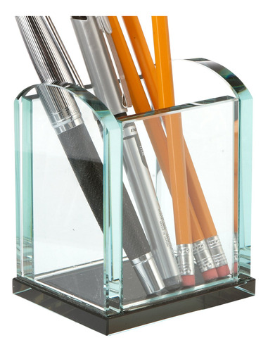 Store Glass Pencil Cup, 4.25 4.25 5.75 Pulgadas, Caja D...