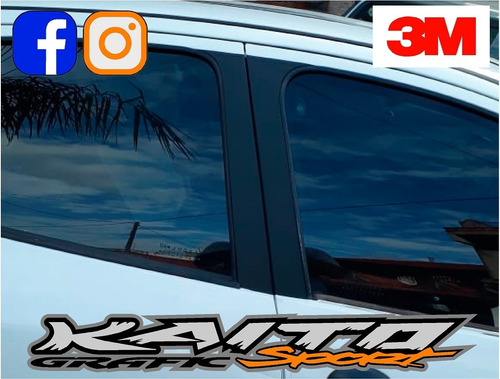 Imagen 6 de 6 de Ploteo Parantes Negro Mate Rugoso 3m Colocado X4 Kaitografic