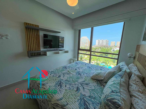 Cad La Isla Fiji S6. Depa En Reconocido Condominio De Playa. Con Terraza Y Vista A Las Albercas