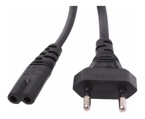 Pack 2 Unid Cable Poder Corriente 220v Para Radio Tipo 8 