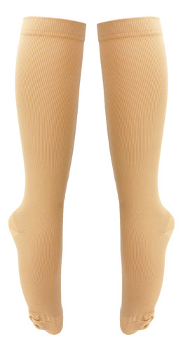Calcetines De Compresión Con Cremallera Para Mujer, 1 Par, 1