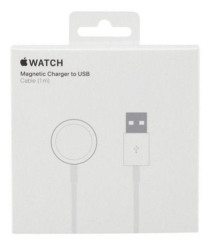 Cargador Original De Apple Watch Magnetico Usb A 1 Metro