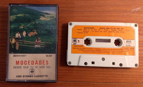 Mocedades Desde Que Tu Te Has Ido Cassette