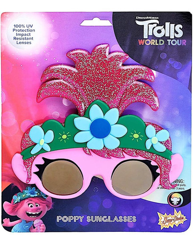 Sol Staches Licenced Trolls World Tour Tour Poppy Shades Dis