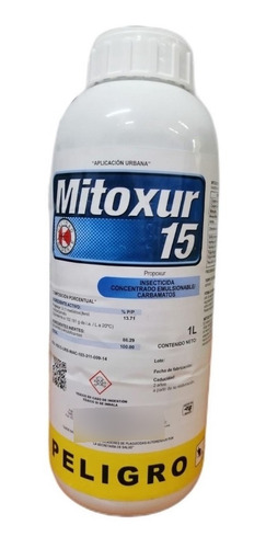Mitoxur 15 Ce 1 Litro. Propoxur Moscas Hormigas Pulgas Araña