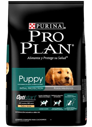 Pro Plan Puppy 15kg Raza Mediana Con Envio Gratis 