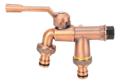 Grifo De Agua Para Exteriores, Doble Grifo, Entrada De 3/4 D