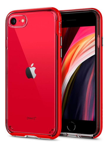 Funda Spigen Neo Hybrid Crystal iPhone SE 2020/8/7 Red