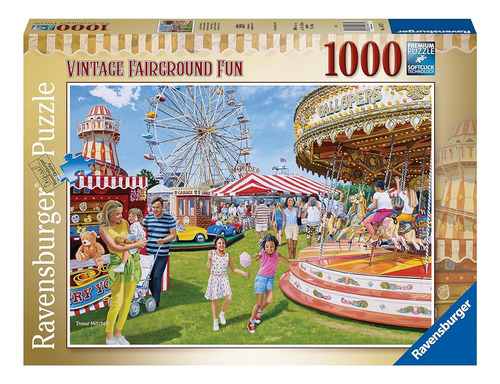 ~? Ravensburger Vintage Fairground Fun 1000 Piece Jigsaw Puz