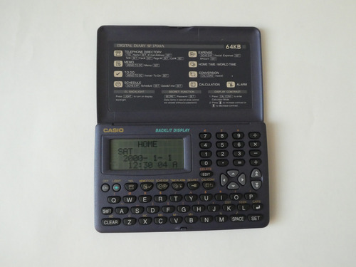 Casio Digital Diary Sf 3700a 64kb (Usado)