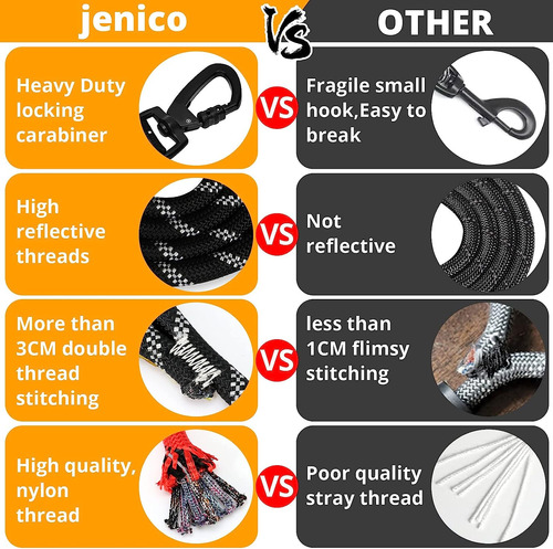Dog Leash - 3/4/5/6/10/15/20/30/50/100/150ft Heavy Duty L...