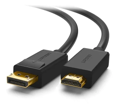 Cabo Adaptador Displayport Dp Para Hdmi 4k 144hz 1,8m Metros Menor preço em Cabo Adaptador Displayport Dp Para Hdmi 4k 144hz 1,8m Metros