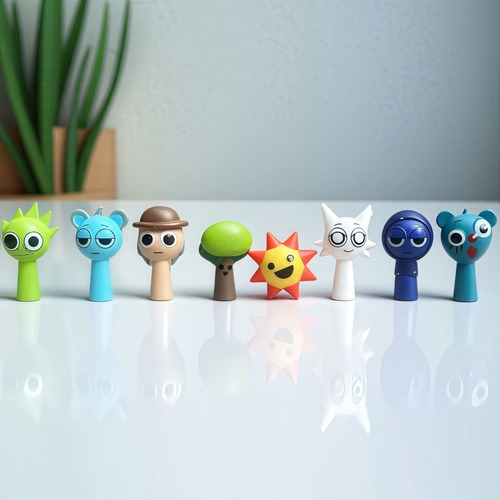 . 24 Adornos De Sprunki Rhythm Box Toys Incredibox
