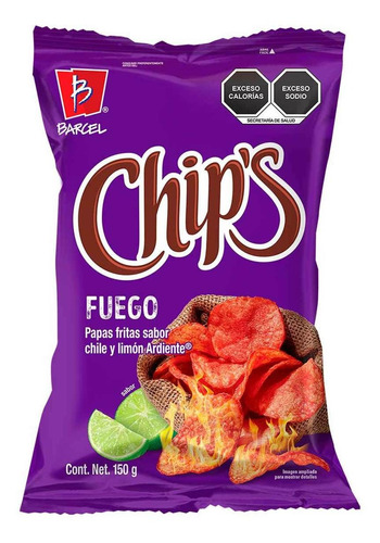 Papas Barcel Chips Fuego 150g