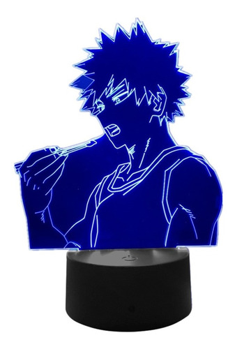 3d Led Lámpara De Noche Bakugo Mi Hero Academia Para La Deco