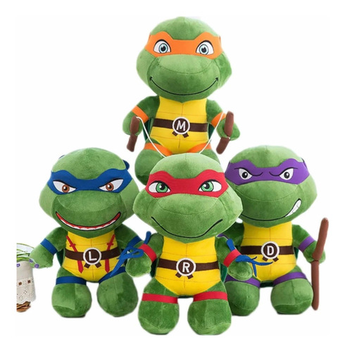 Tortugas Ninjas Peluche Rafael Donatello Leonardo Michelange