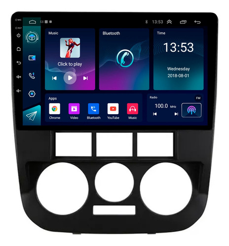 Kit Multimidia Gol G4 9p Carplay Android Auto 2/32gb