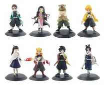 Comprar Set 8 Figuras Demon Slayer Nezuko Tanjiro Inosuke Shinobu