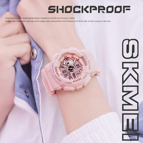Imagen 4 de 5 de Reloj Deportivo Niño Chicos Niñas Skmei Digital Sumergible