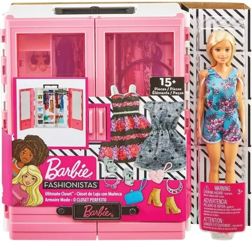 Playset Grande Guarda Roupa Motorizado Glitterizer E Acessórios - Barbie  Moda E Magia - Acompanha Boneca - Mattel / Ano De Fabricação: 2009 na  Americanas Empresas