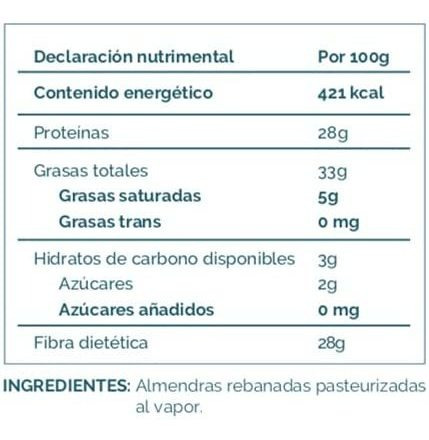 Almendras Rebanadas Selectas Con Cascara 908g Pasteurizadas