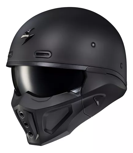  ScorpionEXO EXO-900 Solid - Casco de motocicleta para adultos,  color negro mate, talla XS : Automotriz