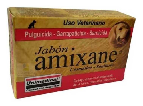 Jabón Amixane 80 Grs Pulgicida Garrapaticida  