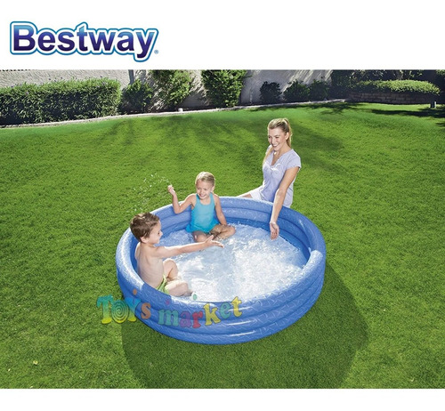 Imagen 2 de 7 de Pileta 3 Anillos Infantil Pelotero Bebe Bestway